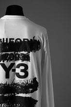 画像をギャラリービューアに読み込む, Y-3 Yohji Yamamoto GRAPHIC LONG SLEEVE TEE (CORE WHITE)