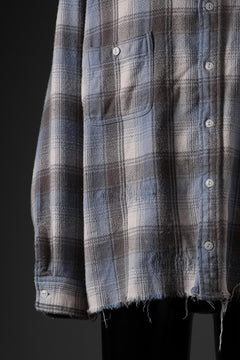 画像をギャラリービューアに読み込む, FULLCOUNT x N/07 exclusive Original Check Flannel Shirt (Blue)