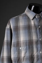 画像をギャラリービューアに読み込む, FULLCOUNT x N/07 exclusive Original Check Flannel Shirt (Blue)