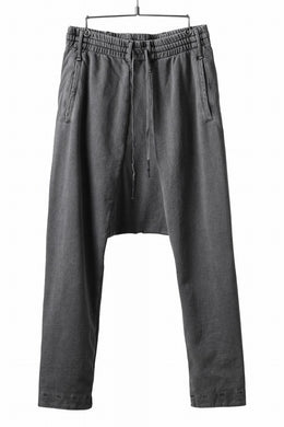 11 BY BORIS BIDJAN SABERI DROP CLOTCH HEAVY SWEAT PANT / PIGMENT DYED 