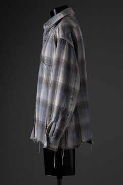 画像をギャラリービューアに読み込む, FULLCOUNT x N/07 exclusive Original Check Flannel Shirt (Blue)