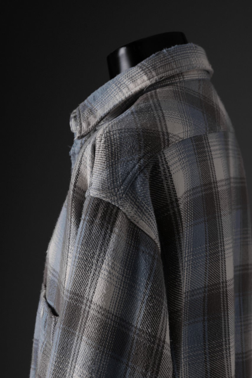 画像をギャラリービューアに読み込む, FULLCOUNT x N/07 exclusive Original Check Flannel Shirt (Blue)