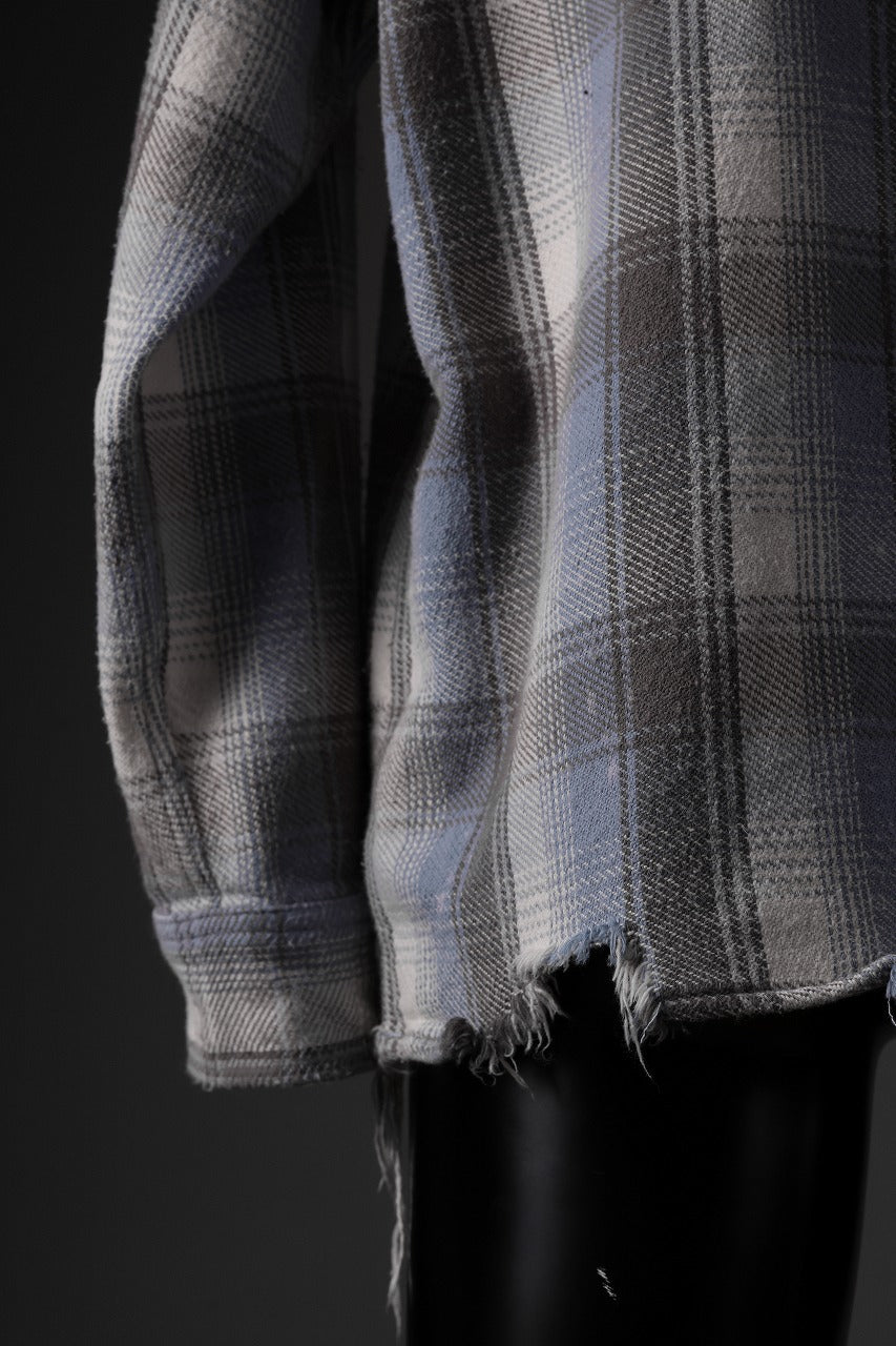 画像をギャラリービューアに読み込む, FULLCOUNT x N/07 exclusive Original Check Flannel Shirt (Blue)