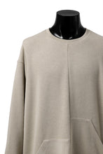 画像をギャラリービューアに読み込む, A.F ARTEFACT ASYMMETRY LOOP HEM TOP / COPE KNIT JERSEY (BEIGE)