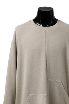 画像をギャラリービューアに読み込む, A.F ARTEFACT ASYMMETRY LOOP HEM TOP / COPE KNIT JERSEY (BEIGE)