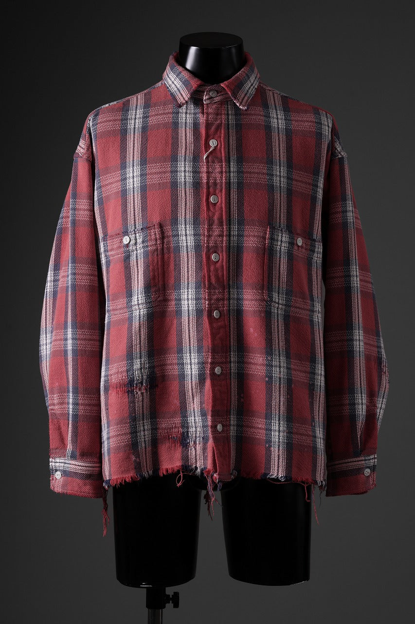 FULLCOUNT x N/07 exclusive Original Check Flannel Shirt (Red)