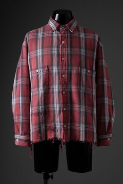 画像をギャラリービューアに読み込む, FULLCOUNT x N/07 exclusive Original Check Flannel Shirt (Red)