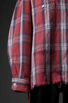 画像をギャラリービューアに読み込む, FULLCOUNT x N/07 exclusive Original Check Flannel Shirt (Red)