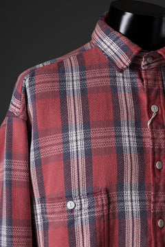 画像をギャラリービューアに読み込む, FULLCOUNT x N/07 exclusive Original Check Flannel Shirt (Red)