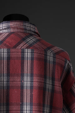 画像をギャラリービューアに読み込む, FULLCOUNT x N/07 exclusive Original Check Flannel Shirt (Red)