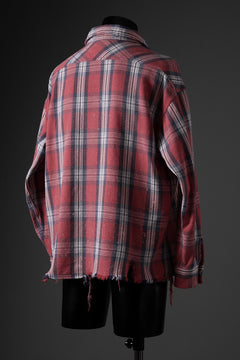 画像をギャラリービューアに読み込む, FULLCOUNT x N/07 exclusive Original Check Flannel Shirt (Red)