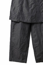 画像をギャラリービューアに読み込む, KLASICA &quot;ROCKWELL&quot; LOW CLOTCH APRON WORKER PANTS / 9.7oz COTTON x LINEN CHAMBRAY (GRAY DENIM)