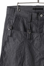 画像をギャラリービューアに読み込む, KLASICA &quot;ROCKWELL&quot; LOW CLOTCH APRON WORKER PANTS / 9.7oz COTTON x LINEN CHAMBRAY (GRAY DENIM)