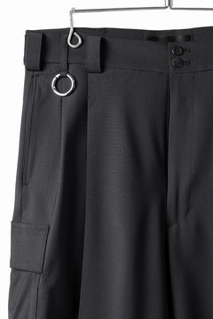 画像をギャラリービューアに読み込む, th products Wide Cargo Shorts / 2 way stretch w/p tropical (black)