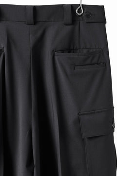 画像をギャラリービューアに読み込む, th products Wide Cargo Shorts / 2 way stretch w/p tropical (black)