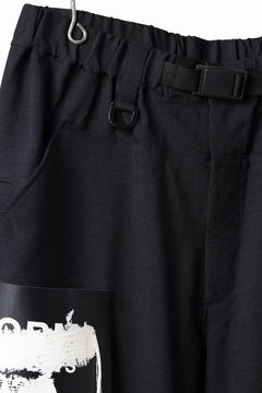 画像をギャラリービューアに読み込む, Y-3 Yohji Yamamoto SPORTS UNIFORM PATCH PANTS (BLACK)