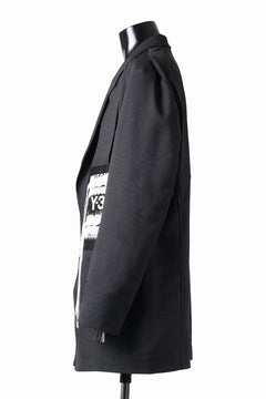 画像をギャラリービューアに読み込む, Y-3 Yohji Yamamoto SPORTS UNIFORM PATCH BLAZER (BLACK)