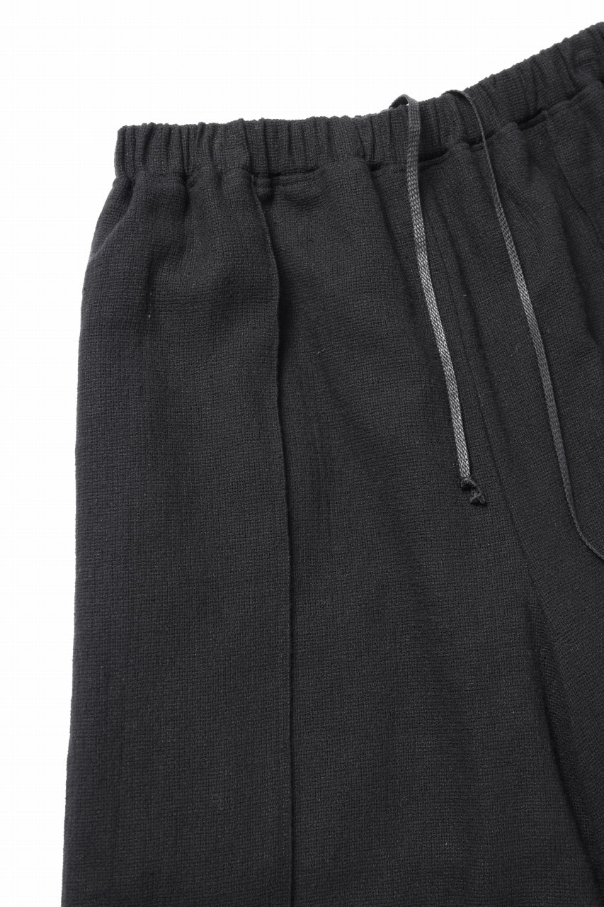 kujaku easy wide pants / P-292 (black)