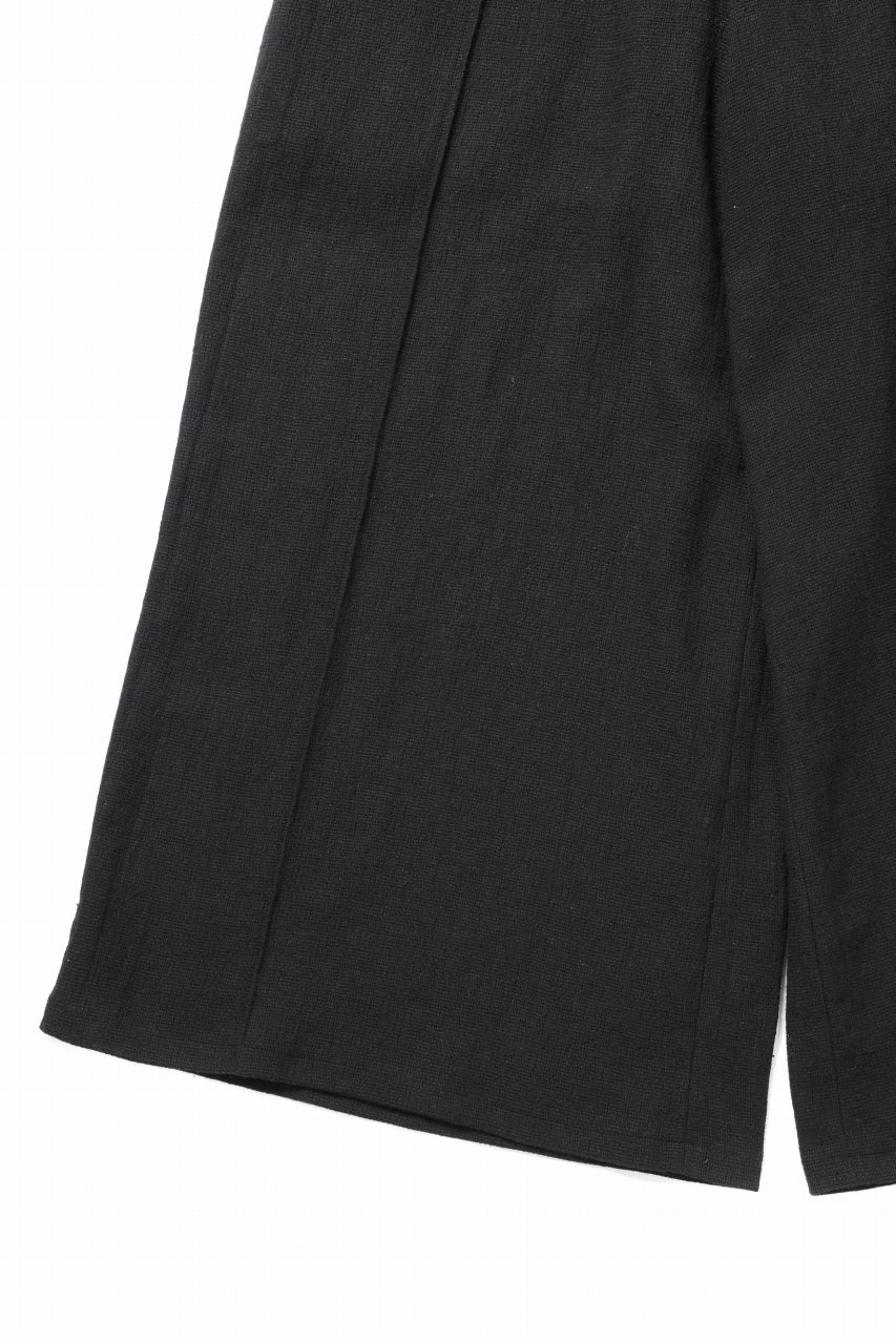 kujaku easy wide pants / P-292 (black)