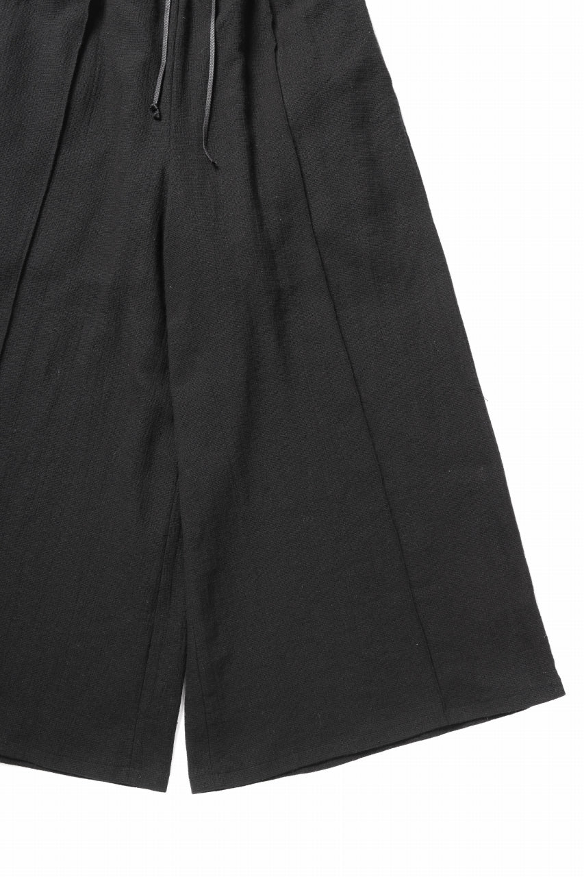 kujaku easy wide pants / P-292 (black)