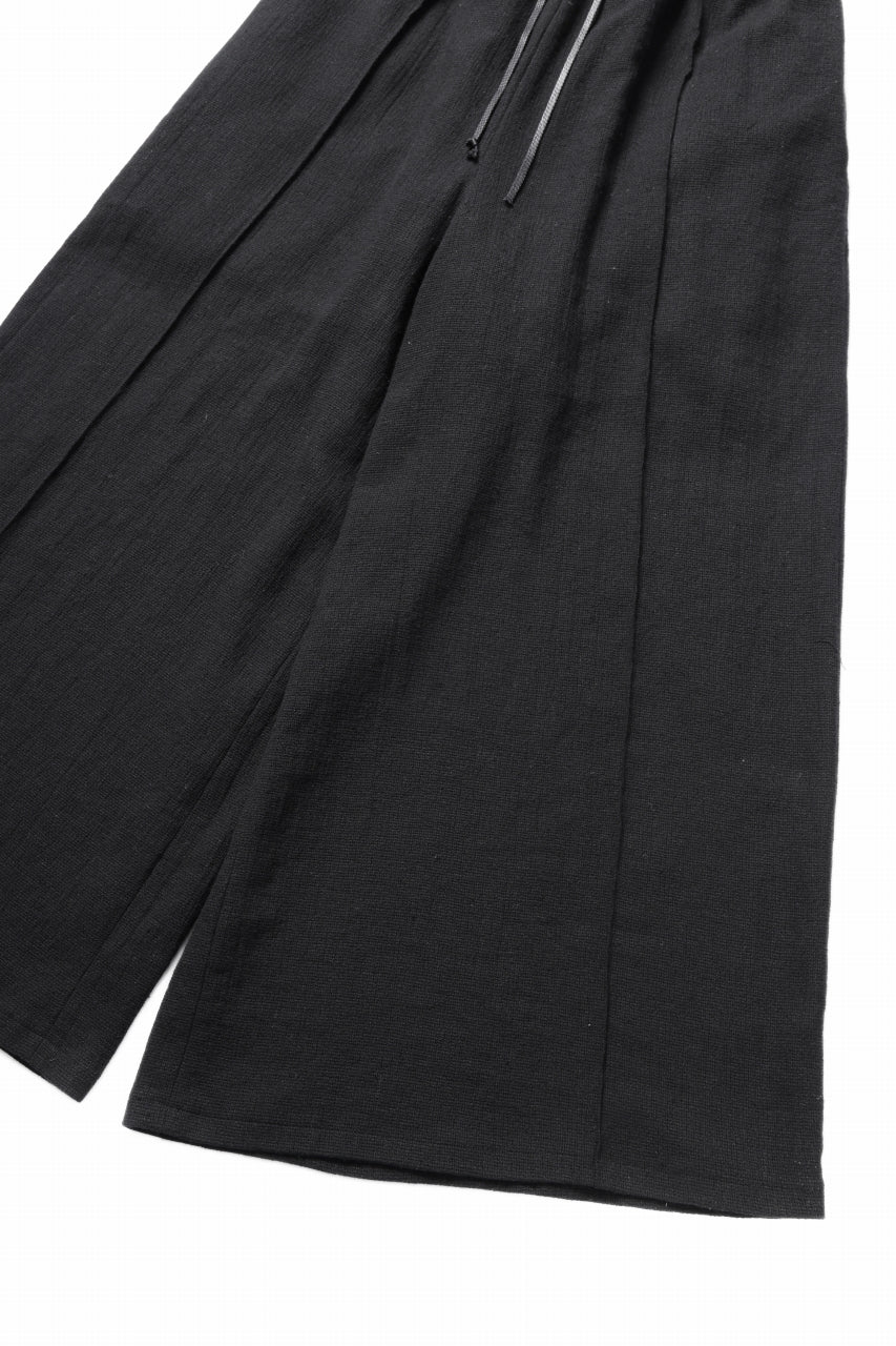 kujaku easy wide pants / P-292 (black)