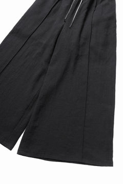 画像をギャラリービューアに読み込む, kujaku easy wide pants / P-292 (black)