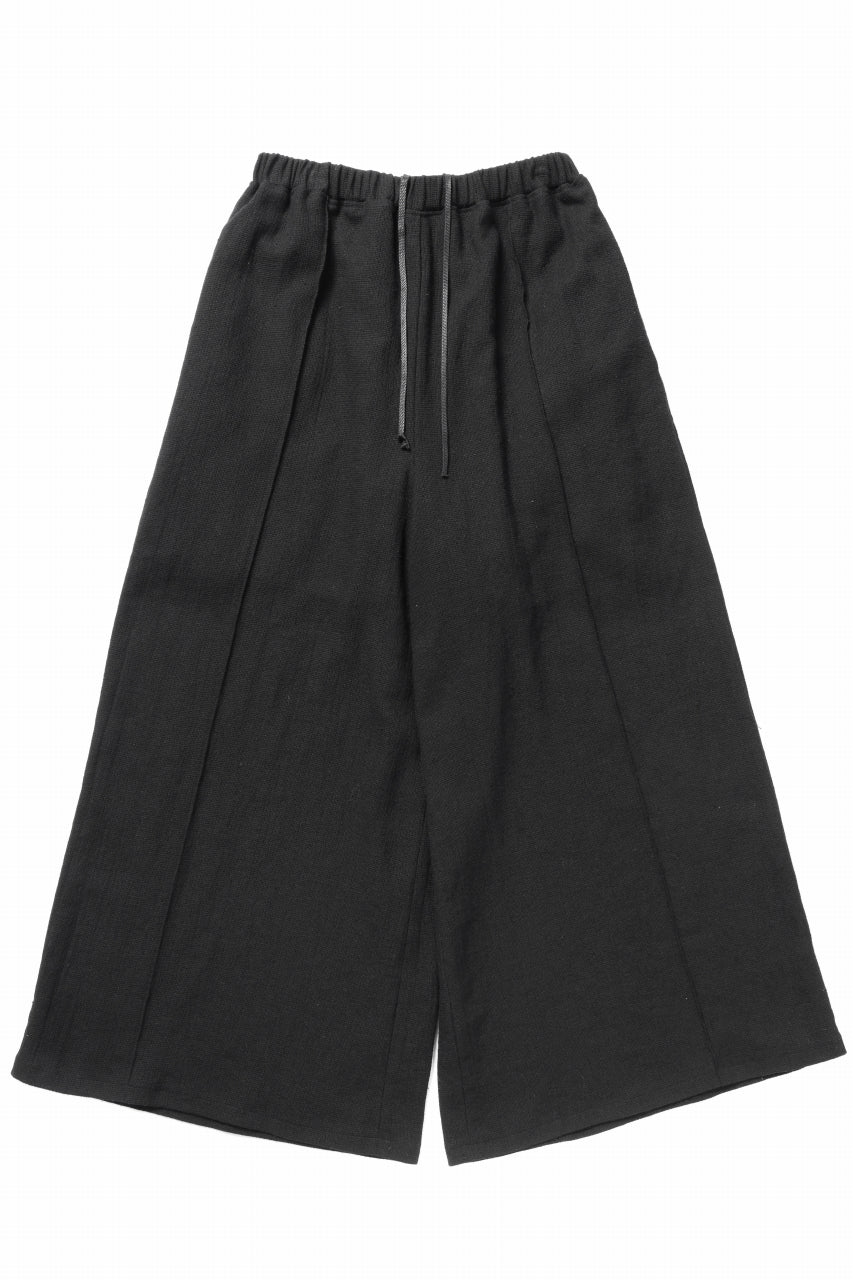 kujaku easy wide pants / P-292 (black)