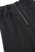 画像をギャラリービューアに読み込む, kujaku easy wide pants / P-292 (black)