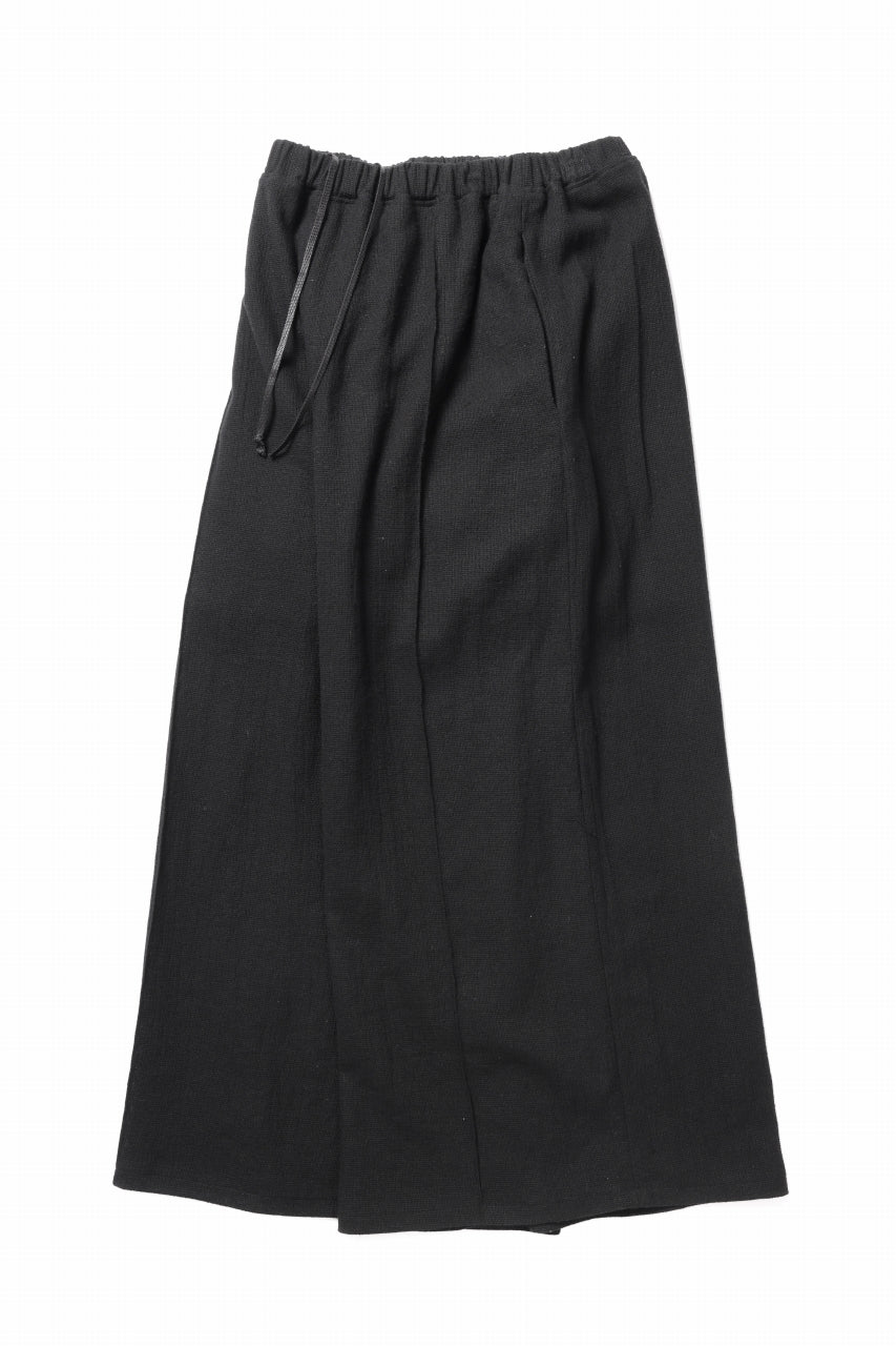 kujaku easy wide pants / P-292 (black)