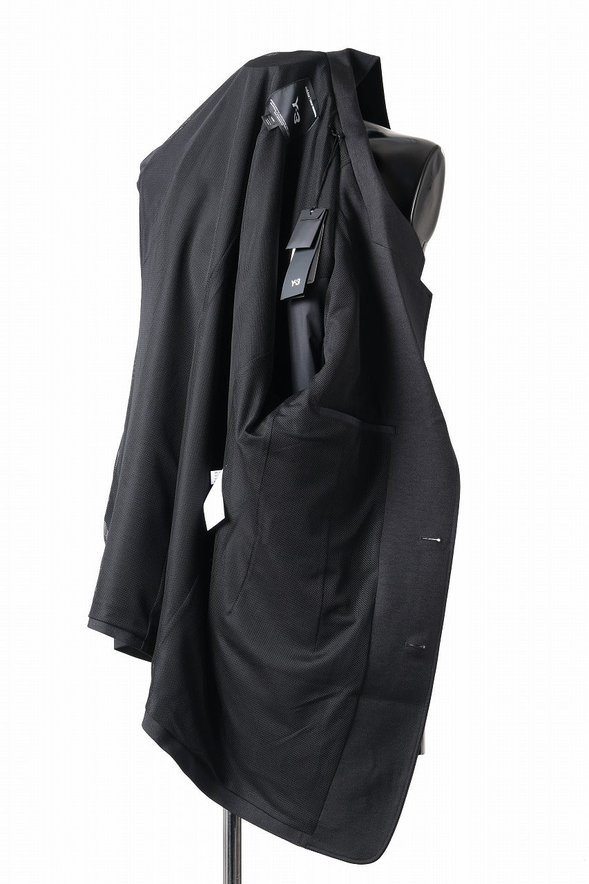 Y-3 Yohji Yamamoto SPORTS UNIFORM PATCH BLAZER (BLACK)