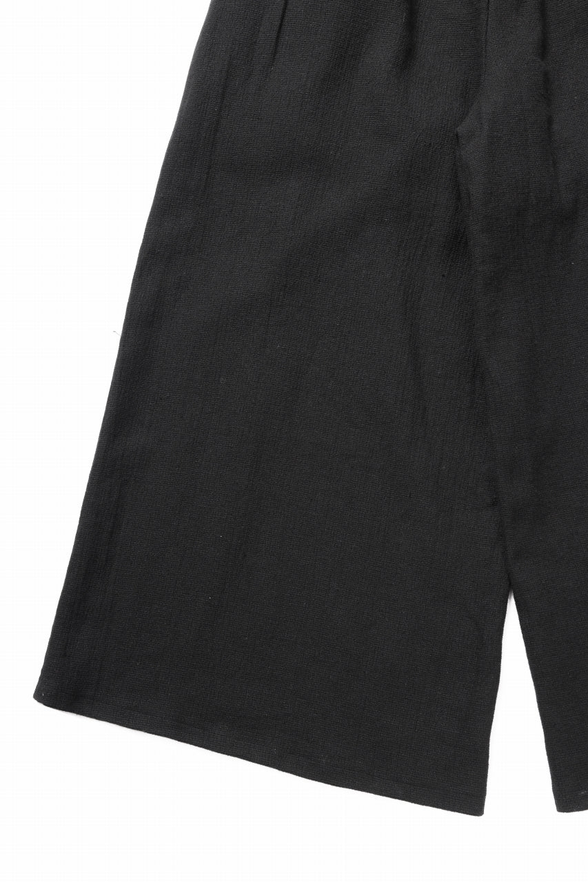 kujaku easy wide pants / P-292 (black)