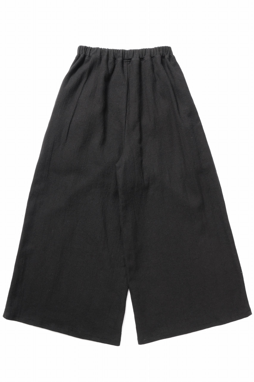 kujaku easy wide pants / P-292 (black)