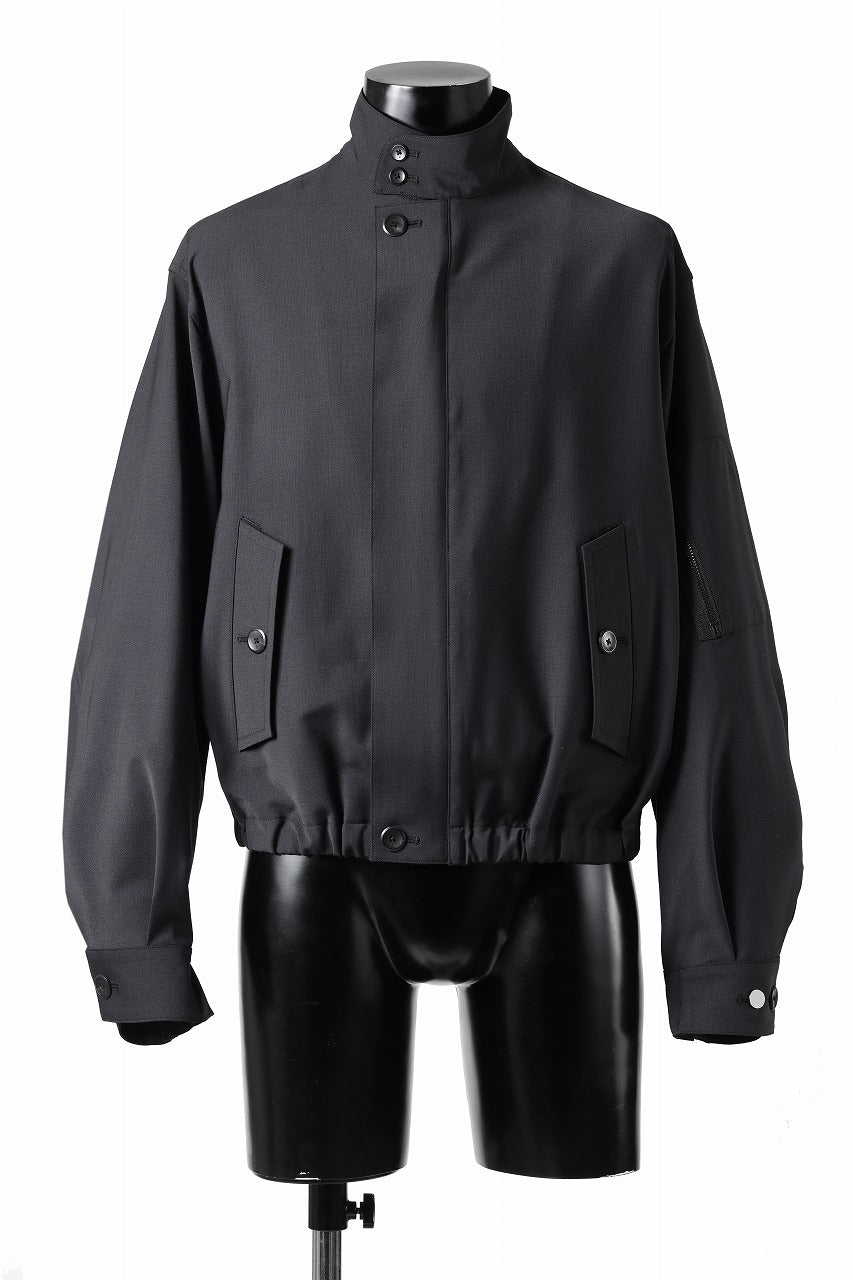 th products Harrington Jacket / 2 way stretch w/p tropical (black)