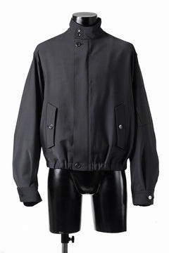 画像をギャラリービューアに読み込む, th products Harrington Jacket / 2 way stretch w/p tropical (black)