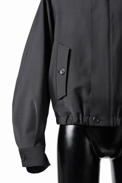 画像をギャラリービューアに読み込む, th products Harrington Jacket / 2 way stretch w/p tropical (black)