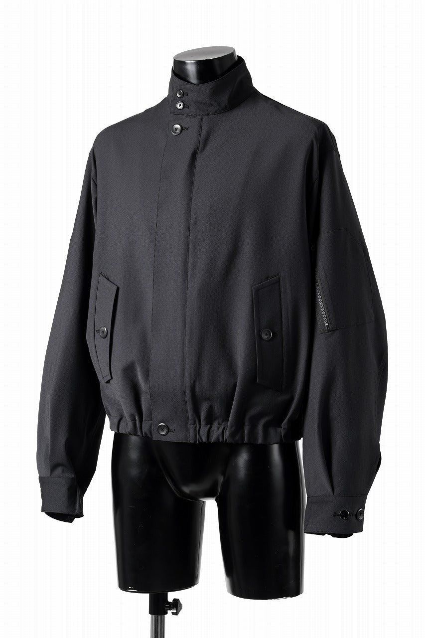 th products Harrington Jacket / 2 way stretch w/p tropical (black)