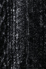 画像をギャラリービューアに読み込む, Y&#39;s for men V-NECK ARAN KNIT CARDIGAN (BLACK)