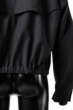 画像をギャラリービューアに読み込む, th products Harrington Jacket / 2 way stretch w/p tropical (black)