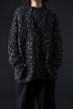 画像をギャラリービューアに読み込む, Y&#39;s for men V-NECK ARAN KNIT CARDIGAN (BLACK)