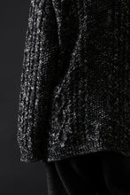 画像をギャラリービューアに読み込む, Y&#39;s for men V-NECK ARAN KNIT CARDIGAN (BLACK)