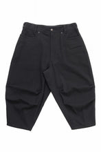 画像をギャラリービューアに読み込む, beauty : beast 8Q PUSSY PANTS / COTTON FLAX TWILL (BLACK)