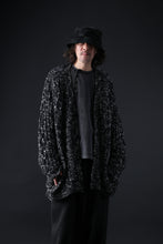 画像をギャラリービューアに読み込む, Y&#39;s for men V-NECK ARAN KNIT CARDIGAN (BLACK)