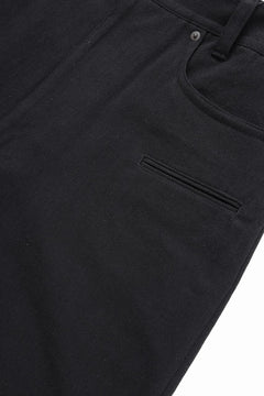画像をギャラリービューアに読み込む, beauty : beast 8Q PUSSY PANTS / COTTON FLAX TWILL (BLACK)