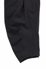画像をギャラリービューアに読み込む, beauty : beast 8Q PUSSY PANTS / COTTON FLAX TWILL (BLACK)