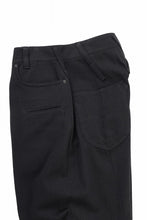 画像をギャラリービューアに読み込む, beauty : beast 8Q PUSSY PANTS / COTTON FLAX TWILL (BLACK)