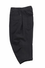 画像をギャラリービューアに読み込む, beauty : beast 8Q PUSSY PANTS / COTTON FLAX TWILL (BLACK)