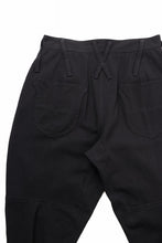 画像をギャラリービューアに読み込む, beauty : beast 8Q PUSSY PANTS / COTTON FLAX TWILL (BLACK)