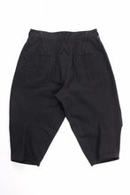 画像をギャラリービューアに読み込む, beauty : beast 8Q PUSSY PANTS / COTTON FLAX TWILL (BLACK)