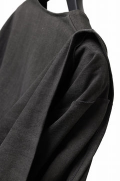 画像をギャラリービューアに読み込む, black crow x LOOM exclusive long sleeve tops / sumi dyed arthur cotton jersey (carbon)