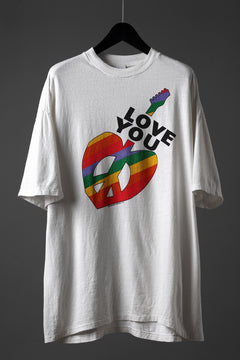 画像をギャラリービューアに読み込む, READYMADE S/S LOVE YOU T-SHIRT (WHITE)